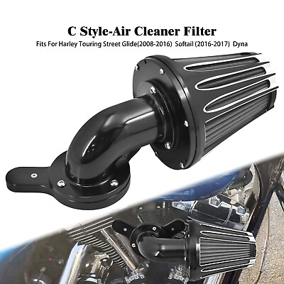 #ad Gray Sucker Air Cleaner Filter Element Itnake Fit For Harley Electra Glide 2016 $195.99