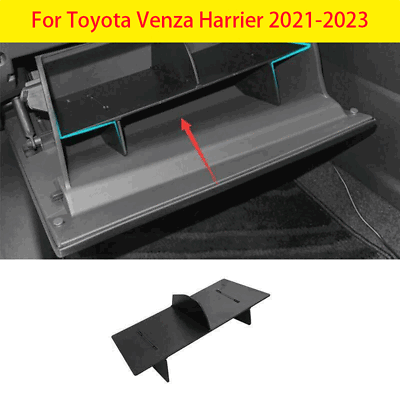 #ad For Toyota Venza Harrier 21 24 Black Console Dash Copilot Storage Box Cover Trim $44.11