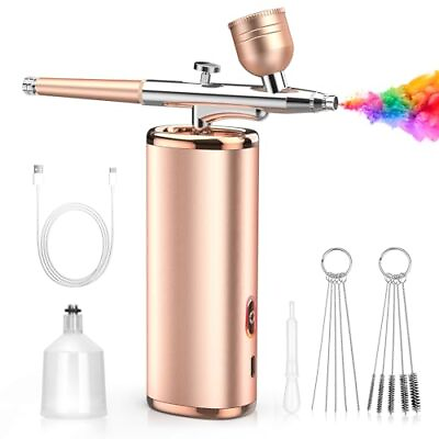 #ad Airbrush Kit with Compressor Cordless Airbrush for Nails Paint Model $41.42