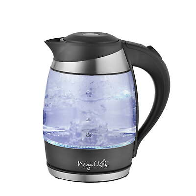 #ad 1.8Lt. Glass and Stainless Steel Electric Tea Kettle $18.24