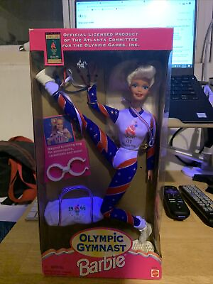 #ad Olympic Gymnast Barbie For The 1996 Atlanta Olympics NIB $17.09