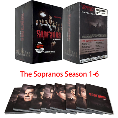 #ad The Sopranos: The Complete Series Seasons 1 6 DVD 30 Disc Set New Free Shipping $40.47