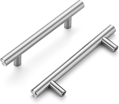 #ad 15 Pack 3 1 2 Inch Brushed Nickel Cabinet Handles Cabinet Pulls Nickel $25.83