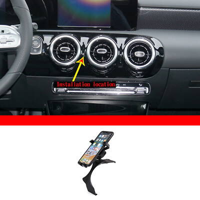 #ad ABS Mobile Phone Holder Tray Air Mount For Mercedes Benz A Class 2019 2020 $29.99