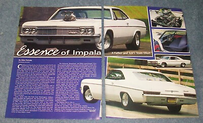 #ad 1966 Chevy Impala Vintage Street Machine Article quot;Essence of Impalaquot; $11.99