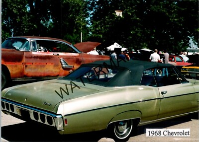 #ad 1968 Chevrolet Impala side classic auto car show photo FREE SHIPPING $5.75