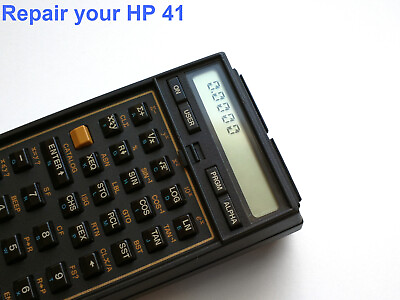 #ad Hewlett Packard HP 41C CV CX Calculator Repair service $19.00