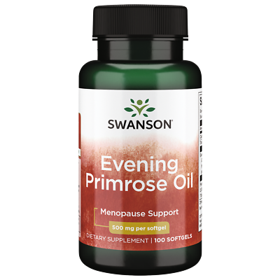 #ad Swanson Evening Primrose Oil Omegatru 500 mg 100 Softgels $12.68