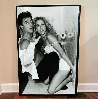 #ad Sex and The City Mr.Big Carrie Bradshaw Toilet Sex Poster $17.99