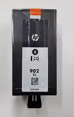 #ad Genuine HP 902XL Black Ink Cartridge in Bulk Packaging Exp: 2022 $24.59