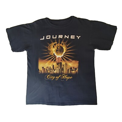 #ad Journey City Of Hope 2011 Tour Double Side T Shirt Large $19.99