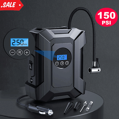 #ad #ad 150PSI Car Air Tire Pump Inflator Portable Compressor Digital Electric Auto 12V $18.99