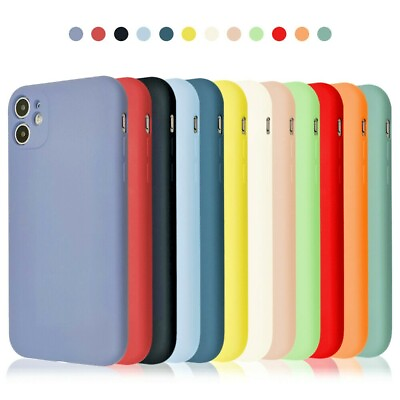 #ad For iPhone 15 Pro Max 14 13 12 11 XS X 8 7 6 Plus Shockproof Silicone Case Cover $8.13