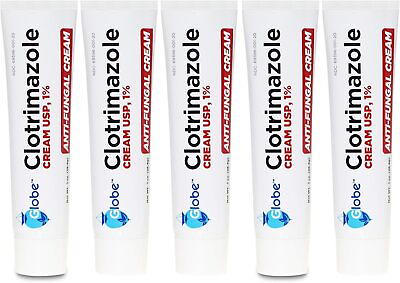 #ad 5 Pack Anti Fungal Cream Cure Athletes FootJock ItchCompare to Lotrimin AF 1% $10.99