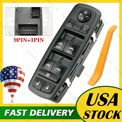 #ad Power Front Driver Master Window Switch For Chrysler Dodge Ram 1500 68110866AA $20.45