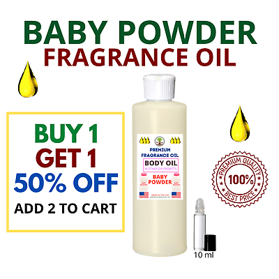 #ad Baby Powder Fragrance Perfumed oil for Body Oil $38.95