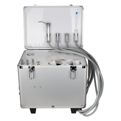 #ad Portable Dental Delivery Unit Rolling Case Air Compressor 3 Way Control $529.00