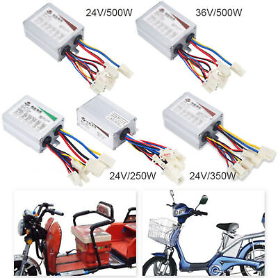 #ad 24V 36V 48V 250W 500W Motor Brushed Controller Box For Electric Scooter E bike $10.99