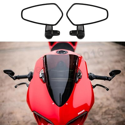 #ad For Ducati Panigale 1199 Specific Model Black Bar End Mirror Easy Installation $27.87