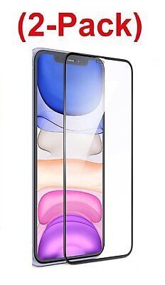 #ad 2 Pack iPhone 11 Pro Max Anti Blue Light Tempered Full Coverage Eye Protector $12.99