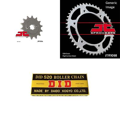 #ad 520 Chain Natural Front amp; Rear Sprocket Kit for HYOSUNG GT250 Comet 2006 2010 $93.67