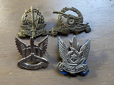#ad Lot of 4 Israel IDF Army Pins Badges Collectible ZAHAL Military $20.00