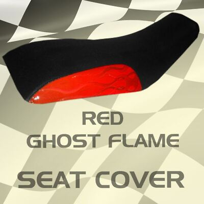 #ad Honda TRX125 86 88 Red Ghost Flame Seat Cover #4082 $31.99