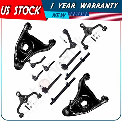 #ad 12pc New Front Suspension Kit Idler Arm Control Arm for 95 02 LINCOLN TOWN CAR $245.57