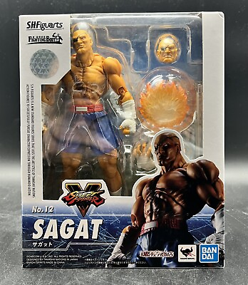 #ad S.H.Figuarts Sagat Street Fighter V Bandai Tamashii Nation Action Figure $198.28