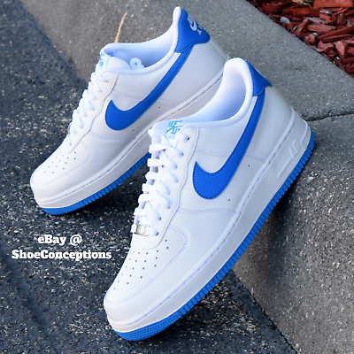 #ad #ad Nike Air Force 1 Low Shoes White Photo Blue FJ4146 103 Men#x27;s Sizes NEW $100.00