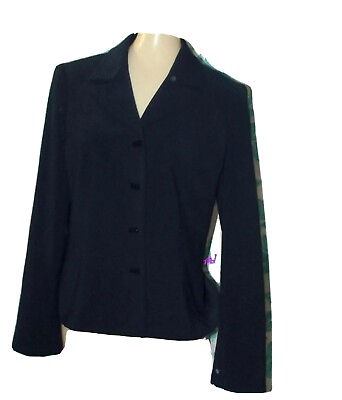 #ad TAHARI by ARTHUR S LEVINE ASL size 8 Button up Suit BLAZER JACKET Sateen Lined $23.99