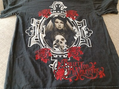 #ad 2007 Bullet For My Valentine Double Sided Shirt Size S $19.99