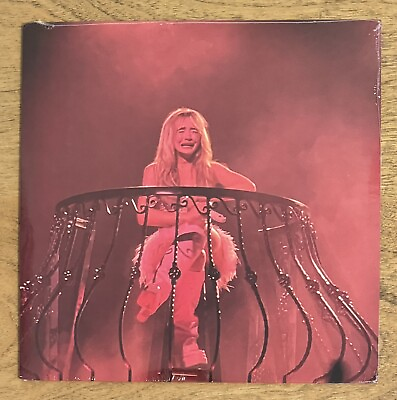 #ad #ad Sabrina Carpenter Feather 7quot; Single PINK GLITTER Vinyl NEW SEALED IN HAND $74.99