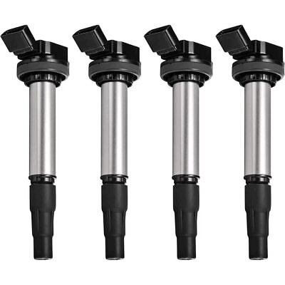 #ad 4 Ignition Coils 90919 02258 DENSO Fits For Toyota Corolla Prius 2009 1.8L New $111.99