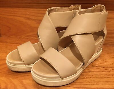 #ad Dr. Scholl#x27;s Original Collection Scout High Wedge Sandal; Palomino Leather; SZ 6 $29.00