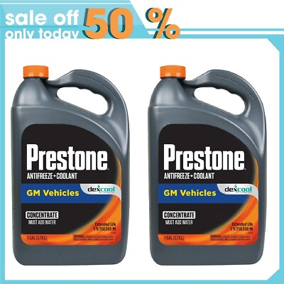 #ad Prestone Dex Cool Anitfreeze Coolant Concentrate 1gal x 2 pack $28.32