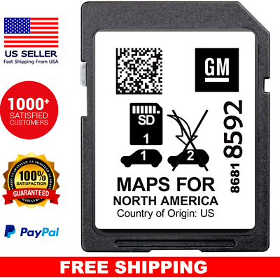 #ad BRAND NEW MAP UPDATE GPS Navigation SD Card 85618592 GM GMC CHEVY CADILLAC BUICK $44.99