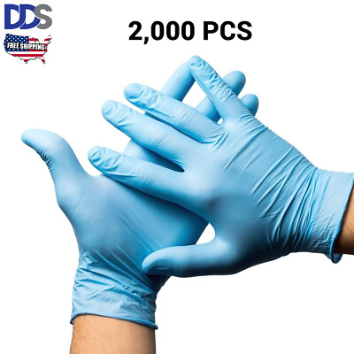 #ad 2000PCS 4 Mil Medical Grade Nitrile Exam Latex Free Gloves XS S M L XL NEW $49.99