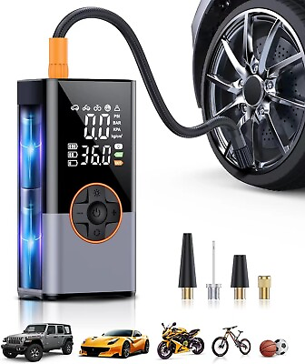 #ad #ad Tire Inflator Portable Air Compressor 2X Faster With 20000mAh amp;150 PSI Air Pump $28.89
