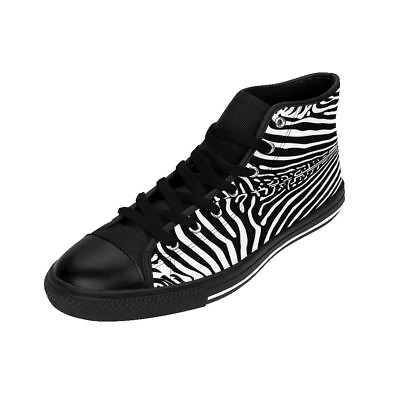 #ad Zebra Men#x27;s High top Sneakers RLW1914 AU $150.00