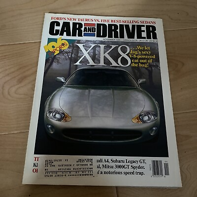 #ad CAR AND DRIVER Magazine NOVEMBER 1995 $14.40