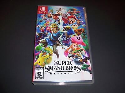 #ad Replacement Case ONLY Super Smash Bros. Ultimate Nintendo Switch Box UAE Version $6.49