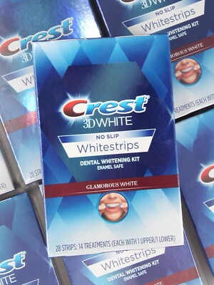 #ad Crest 3D Whitening Teeth Strips for Plaque and Smoke Stains 14 pairs 28 pieces $12.99