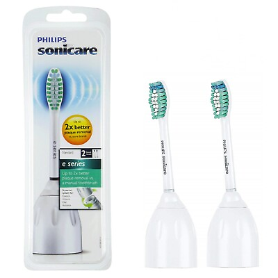 #ad 2X Philips Sonicare E Series HX7002 Replacement Toothbrush Brush Heads Sealed $17.85