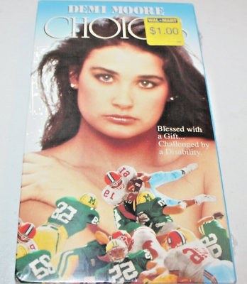 #ad Choices New Sealed VHS Demi Moore Paul Carafotes 1981 Drama Football $7.20