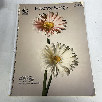 #ad Favorite Songs Book 4 All Organ Large Notes Read Ease Warner Bros 1981 OF0152 $7.99