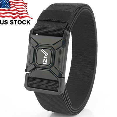 #ad Tactical Strap Waistband Belts Quick Release Buckle Military Belt for MEN $13.99