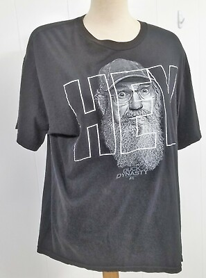 #ad Duck Dynasty Hey Black Large Cotton T Shirt ALSTYLE XL $6.48