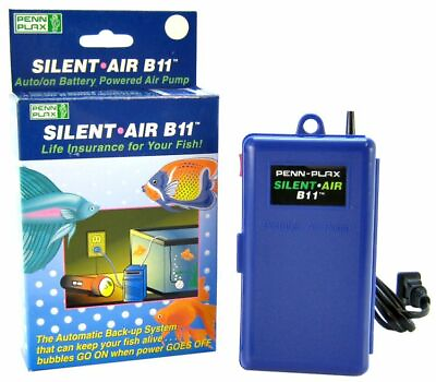 LM Penn Plax Silent Air B11 Battery Back Up Pump $31.57