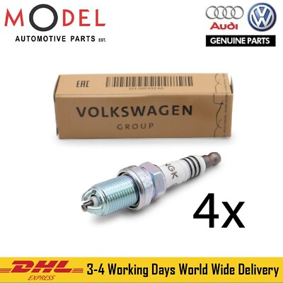 #ad Audi Volkswagen Genuine 4x Spark Plugs 101000033AA $47.00